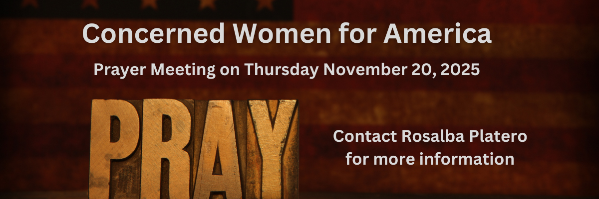 Concerned Women For America Meeting 11-20-2025